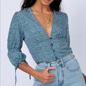 PRINCESS POLLY MERSEA TEAL TOP